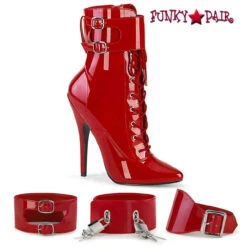 Domina-1023, 6" Ankle Boots With Ankle Cuffs By Devious -PL Boots Shop domina 1023 r 87305.1631911489