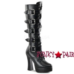 Pleaser | ELECTRA-2042 Buckle Platform Knee High Boots -PL Boots Shop electra 2042 bpu 37736.1532298035