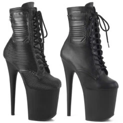 Pleaser | FLAMINGO-1020PK, 8 Inch Ankle Boots With Side Pocket