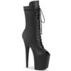 Pleaser | Flamingo-1051WR, Peep Toe Lace-up Mid Calf Boots -PL Boots Shop flamingo 1051wr bpu 95050.1686458655