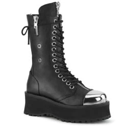 Demonia | Gravedigger-14 Men's Punk Boots With Metal Toe Plate