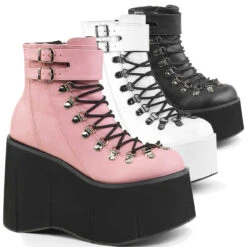 Demonia | Kera-21 Women's Vegan Leather Ankle Cuff Boots