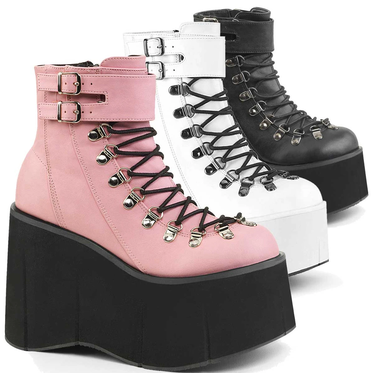 Demonia | Kera-21 Women's Vegan Leather Ankle Cuff Boots 3 Demonia | Kera-21 Women's Vegan Leather Ankle Cuff Boots