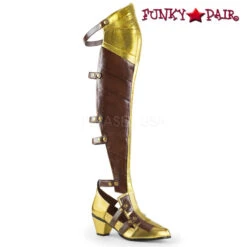 Maiden-8830, Cosplay Over The Knee Boots With Open Back - FINAL SALES -PL Boots Shop maiden 8830 gldpu 39547.1565925291