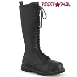 Demonia Men's RIOT-20, Gothic Leather Boots -PL Boots Shop riot 20 bvl 35989.1649926295