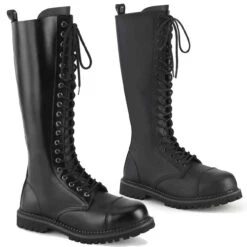 Demonia Men's RIOT-20, Gothic Leather Boots