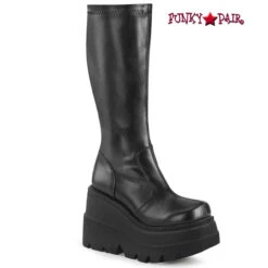 Demonia | Shaker-65, Wedge Knee High Boots 12 Demonia | Shaker-65, Wedge Knee High Boots -PL Boots Shop shaker 65 bvl 14285.1644221799