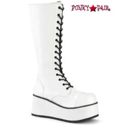 Demonia | Trashville-502 Men's Platform 17 Eyelet Knee Boots -PL Boots Shop trashville 502 wvl 83191.1621047887