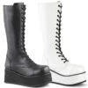 Demonia | Trashville-502 Men's Platform 17 Eyelet Knee Boots -PL Boots Shop trashville 502 94956.1621047793